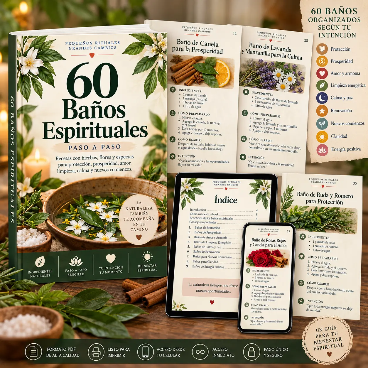 Mockup de 60 Baños Espirituales